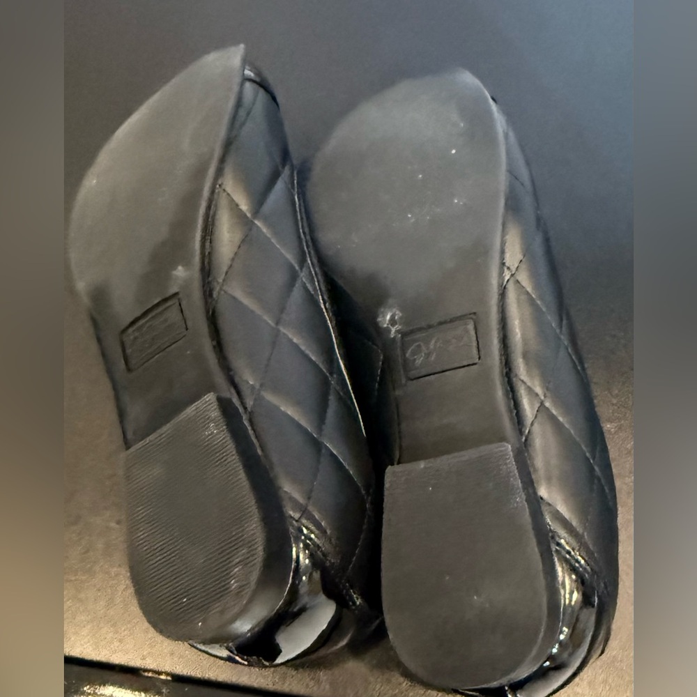 Jacklyn Smith Elegant Black Women's Flats Quilted Shoes sizes:6” - Picture 10 of 10